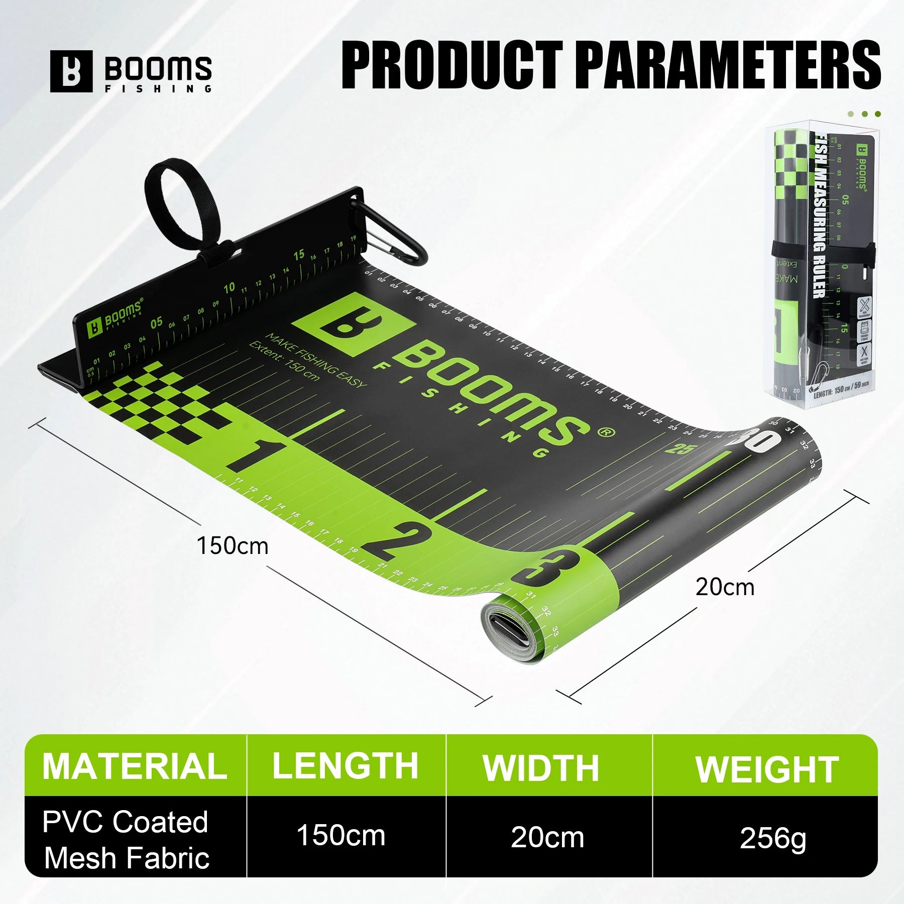 Waterproof Fishing Ruler Board – PVC Fish Measuring Tool for Accurate Catch Measurement