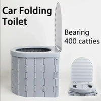Portable Folding Toilet for Camping & Travel – Lightweight & Durable