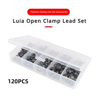 120PCS Fishing Lead Weights Set – Heavy Duty Open Round Sinkers for Raft & Sea Fishing