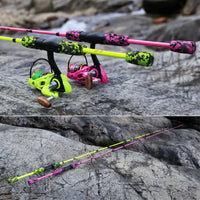 Heavy Duty Carbon Fiber Fishing Rod Combo – Portable Spinning Rod & Reel Set with Accessories