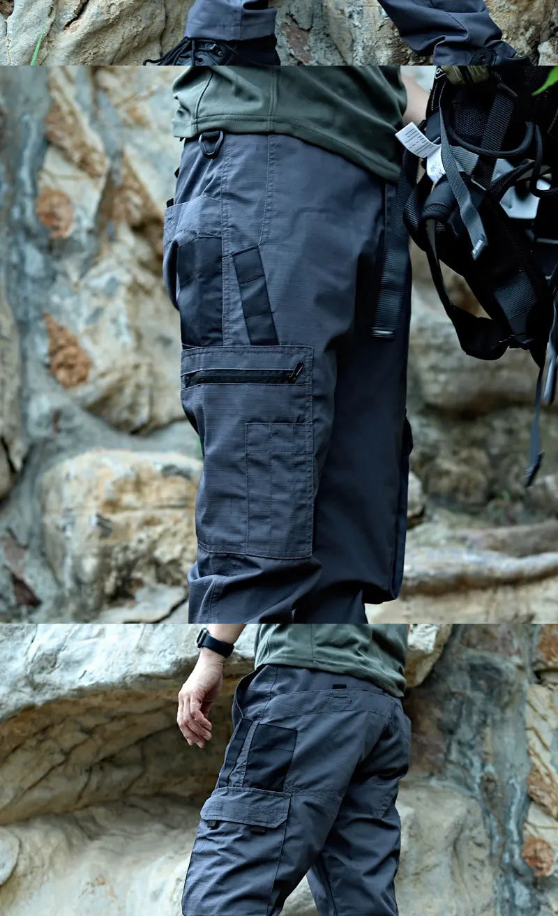 Outdoor Cargo Pants – Waterproof Multi-Pocket Outdoor Work & Training Trousers