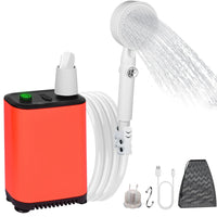 Foldable Shower Base with Drain Hose for Camping & Outdoor Use