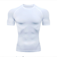 Men’s Compression Running T-Shirt – Quick Dry Short Sleeve Gym & Training Sportswear