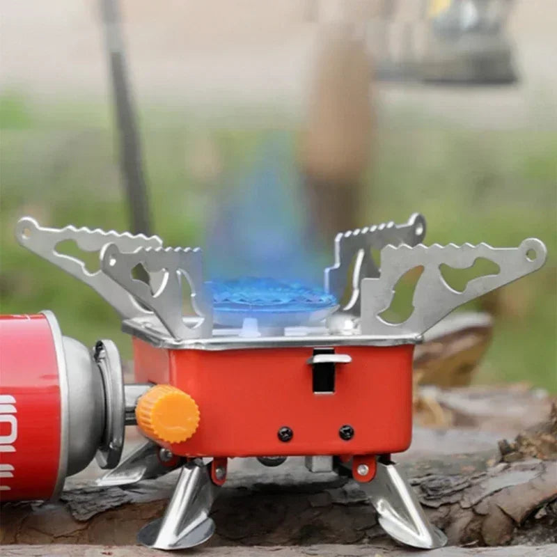 Portable Camping Gas Stove Windproof Foldable Burner for Hiking