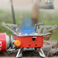 Portable Camping Gas Stove Windproof Foldable Burner for Hiking