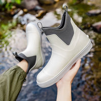 Men’s Heavy Duty Waterproof Rain Boots – Durable Outdoor Fishing & Work Boots