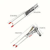 Automatic Spring Fishing Rod Holder – Adjustable Folding Stainless Steel