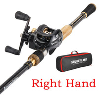Heavy Duty Telescopic Baitcasting Rod & Reel Combo – Full Fishing Kit with Carry Bag