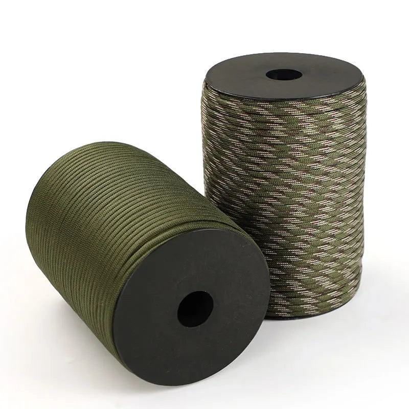550 Military Standard 9-Core Paracord Rope 4mm for Outdoor Use