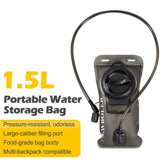 1.5L-3L Hydration Pack Water Bladder - Leakproof & BPA-Free