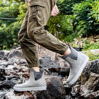 Men’s Heavy Duty Waterproof Rain Boots – Durable Outdoor Fishing & Work Boots