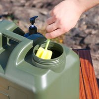 15/20L Water Bucket Large Capacity Portable Camp Water Bag with Detachable Faucet No Leakage for Camping Fishing Picnic Hiking