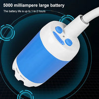 Portable Camping Shower Pump Rechargeable 4000mAh Digital