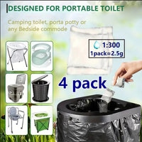 Eco-Friendly Poo Powder Gel for Camping Toilet Waste Disposal