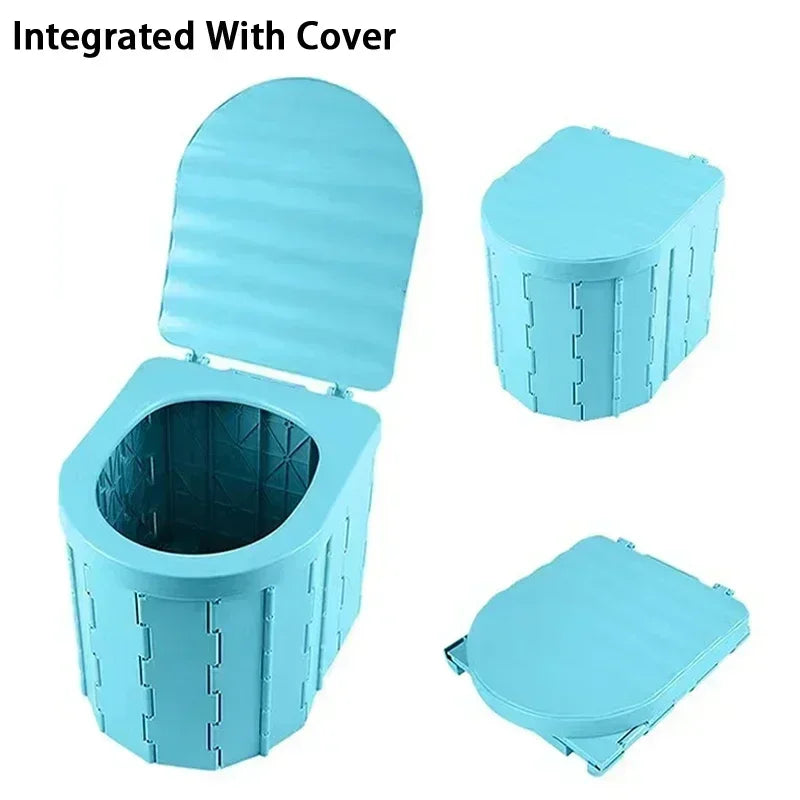 Portable Folding Toilet for Camping & Travel – Lightweight & Durable