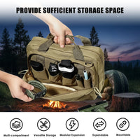 600D Oxford Tactical Handgun Bag with Multiple Pockets