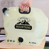 Camping Water Container Collapsible Water Jug with Spout - Reusable Plastic Flasks, Foldable Empty Gallon Jug for Outdoor Hiking