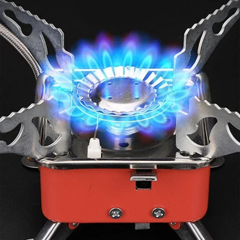 Portable Camping Gas Stove Windproof Foldable Burner for Hiking
