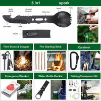 142PCS Camping Emergency Survival Tool Kit with First Aid
