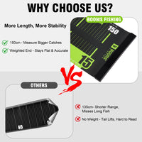 Waterproof Fishing Ruler Board – PVC Fish Measuring Tool for Accurate Catch Measurement