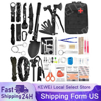 142PCS Camping Emergency Survival Tool Kit with First Aid