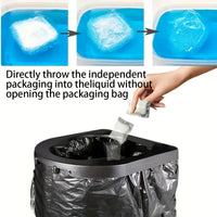 Eco-Friendly Poo Powder Gel for Camping Toilet Waste Disposal