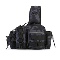 Heavy Duty Fishing Gear Shoulder Bag – Multi-Compartment Outdoor Tackle Storage Bag