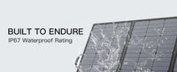 MHPOWOS 220W Foldable Solar Panel – Portable MC4 Solar Charger for Camping & Power Stations
