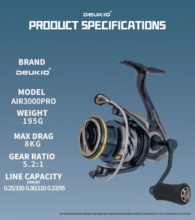 Heavy Duty Carbon Fiber Fishing Rod & Reel Combo – Portable 4/5 Section Spinning Fishing Set with 3000 Reel