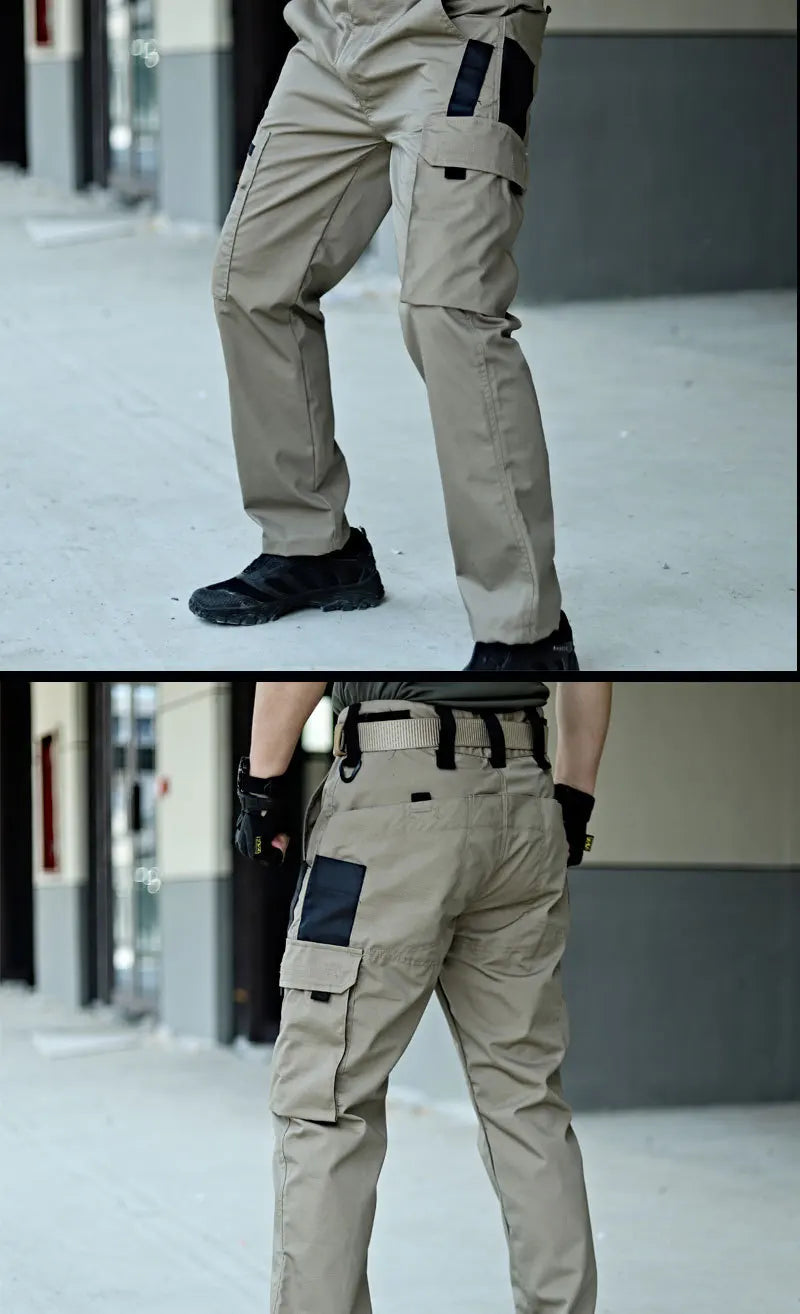 Outdoor Cargo Pants – Waterproof Multi-Pocket Outdoor Work & Training Trousers