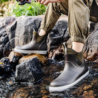 Men’s Heavy Duty Waterproof Rain Boots – Durable Outdoor Fishing & Work Boots