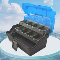 3-Layer Fishing Tackle Box – Portable Folding Lure & Hook Storage Organizer