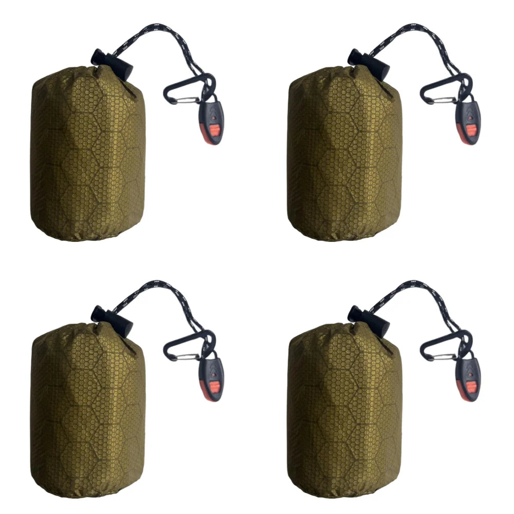 Waterproof Thermal Emergency Sleeping Bag - Portable Survival Bivy Sack