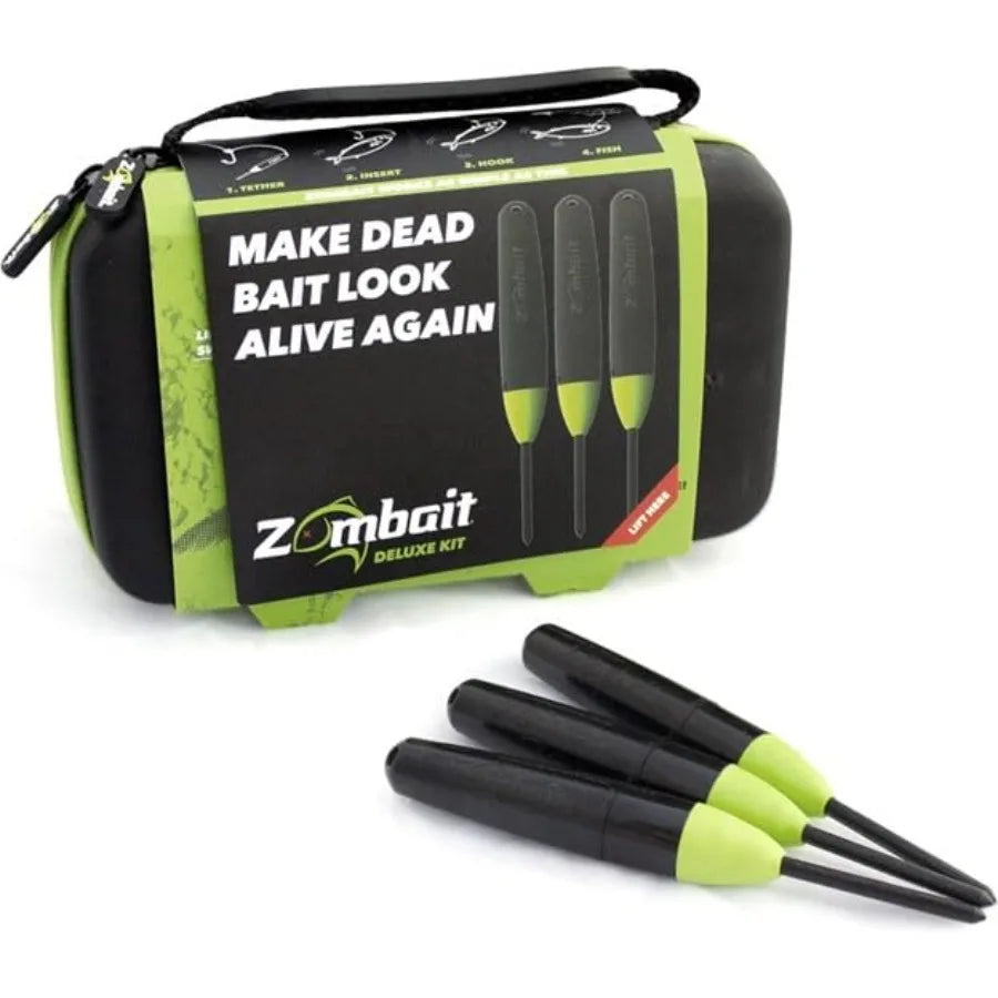 Deluxe Fishing Tackle Box Tool Kit – Ultimate Live Bait Action Fishing Set