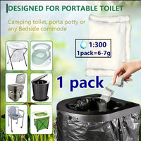 Eco-Friendly Poo Powder Gel for Camping Toilet Waste Disposal