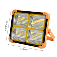 200W Portable Camping Lamp Solar Rechargeable with Magnet