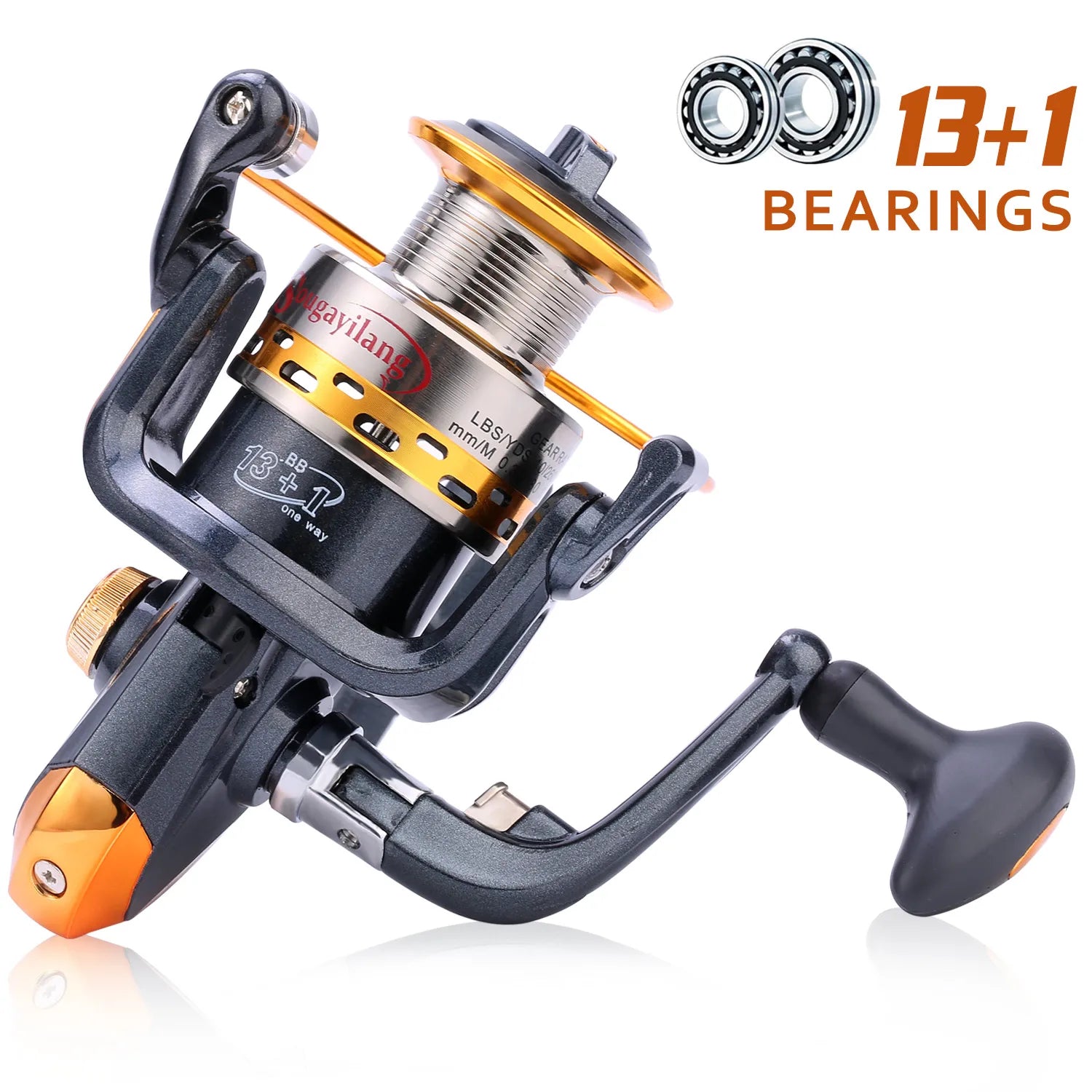 Sougayilang Telescopic Fishing Combo 1.8m 2.1m 2.4m Carbon Fiber Rod and 5.5:1 13+1BB Spinning Fishing Reel Fishing Kit Pesca