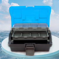 3-Layer Fishing Tackle Box – Portable Folding Lure & Hook Storage Organizer