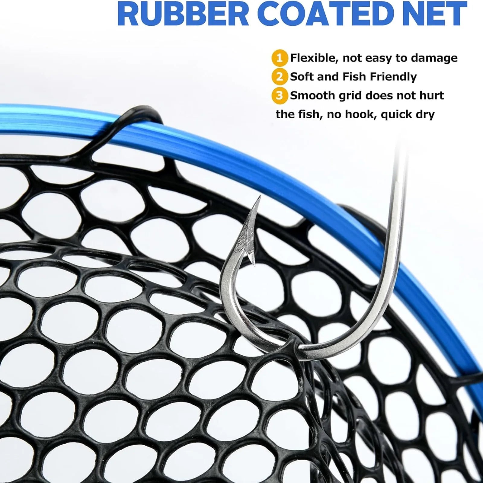 Portable Telescopic Fishing Landing Net – Folding Aluminum Alloy Trout Fishing Net