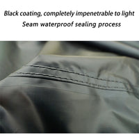 Bat Shape Car Side Awning Black Coating Tarp 2x3 Outdoor Waterproof Camping Black Coated Car Rear Shelter Tent for SUV Van Sedan