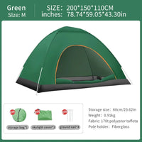 2-3 Person Outdoor Pop Up Tent – Waterproof Automatic Camping Tent