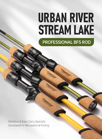 Ultra Lightweight BFS Fishing Rod – 4 Section Carbon Fiber Trout & Bass Fishing Rod