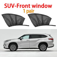 2PCS/4PCS Car Window Sunshade Mosquito Net Set – Breathable UV Protection Screens for Front & Rear Windows
