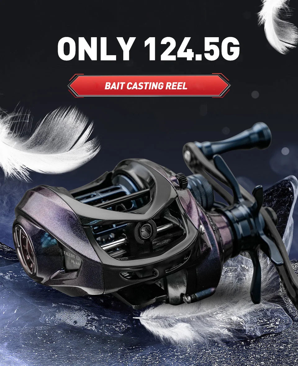 Ultra Lightweight BFS Baitcasting Reel – Ceramic Bearing Fishing Reel with 5KG Drag