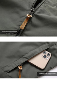Waterproof Windbreaker Jacket – Outdoor Hiking, Camping & Fishing Casual Coat