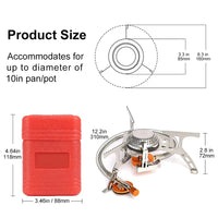 Camping Gas Stove – Portable Folding 3500W Outdoor Cooking Stove