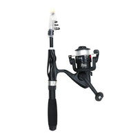 Super Hard Carbon Fiber Fishing Rod & Reel Combo – Heavy Duty Boat, Ice & Fly Fishing Rod Set