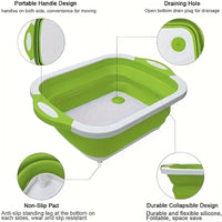 Portable Foldable Basin with Sink & Storage – Perfect for Travel