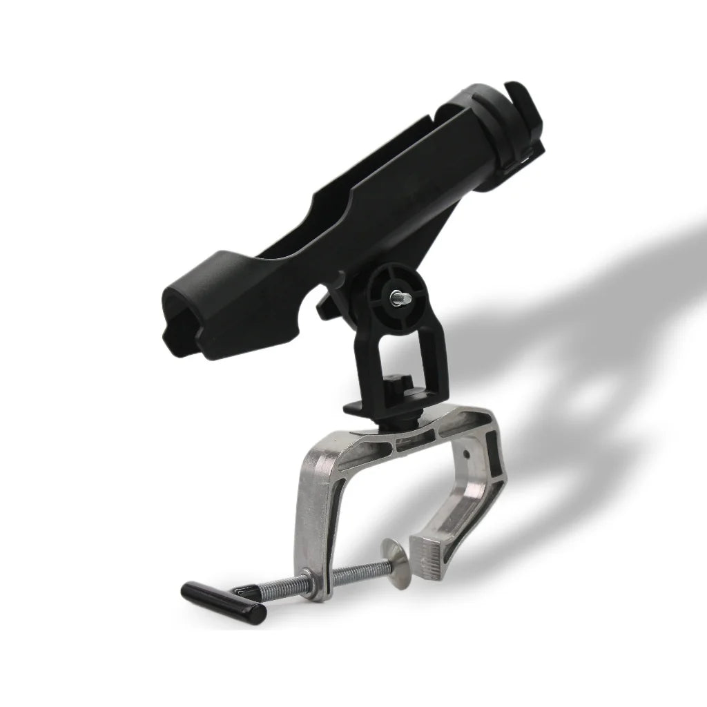 Heavy Duty Rotatable Fishing Rod Holder – Multifunctional Ground Insert Fishing Bracket