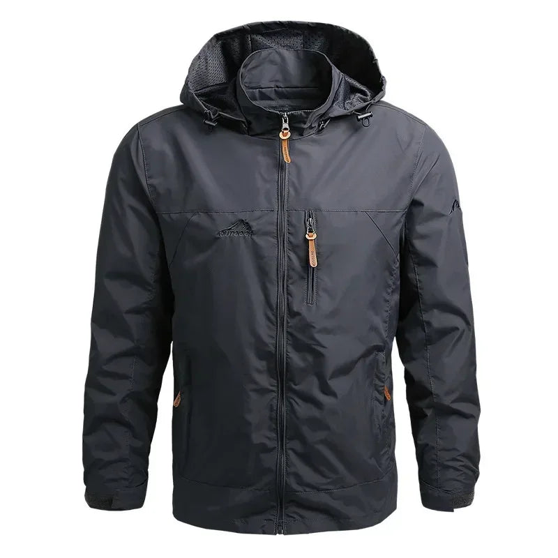 Waterproof Windbreaker Jacket – Outdoor Hiking, Camping & Fishing Casual Coat